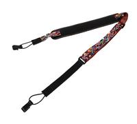 Toyvian 1 PC Ukulele Strap Electric Guitar Strap Adjustable Guitar Belt Perforated Lanyard for Ukulele Hand-held Musical Instrument Lanyard Ukelele Strap Ukulele Adult Strap Black Cotton