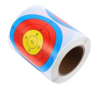 Toyvian 1 Roll Glow-in-the-dark Shooting Target Stickers 76mm Paper Targets with Night Visibility for Indoor Shooting Training