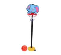 Toyvian 1 Set Adjustable Basketball Hoop Indoor Outdoor Basketball for Room Portable Backyard Fun