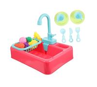 Toyvian 1 Set Automatic Bird Shower Basin with Accessories Odorless Parrot Bathing Tub for Birds Portable Water Basin for Home and Outdoor Use Bright Red Design