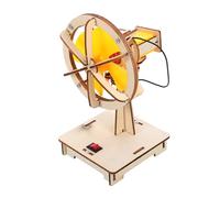 Toyvian 1 Set DIY Electric Head Shaking Fan Assembly Kit Engaging Science Experiment for Hands Learning Exploration Fun Educational Stem Model Fan Project for Young Engineers
