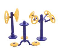 Toyvian 1 Set Dollhouse Miniature Gymnastics Equipment: Twisting Machine - Tiny Exercise Playset For Children Fitness Imaginative Dollhouse Scenes
