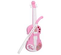Toyvian 1 Set Electronic Violin for Realistic Musical Instrument with Sound Lights Portable Violin for Early Music Education Development
