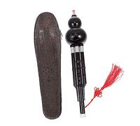 Toyvian 1 Set Gourd Silk Kids Instruments for Adults Children Hole Traditional Chinese Music Instruments Beginner Flute Traditional Chinese Flute Beginner Instrument Abs Black Random Color