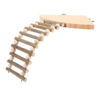 Toyvian 1 Set Hamster Wooden Climbing Platform with Ladder Engaging Activity for Pets Like Hamsters Gerbils and Rats Fun Exercise and Play Area for Your Furry Friends