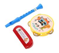 Toyvian 1 Set Interactive Musical for Instrument Ensemble with Recorder Flute Harmonica for Early Learning Preschool Music Education