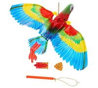 Toyvian 1 Set Interactive Up Bird for Cats Simulation Parrot with Handle Indoor Flying Bird Chase Engaging Cat Playtime for Exercise Bonding