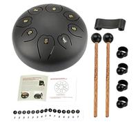 Toyvian 1 Set Large Black Ethereal Tongue Drum Portable Percussion Instrument for Beginners and Professionals for Stress Relief and Music Enlightenment Unique Option