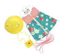 Toyvian 1 set Lovely Rabbit Outdoor Leash Set Costume Harness with Pulling Rope Comfortable Vest for Small Rabbits for Outdoor Walks and Parties Durable Design Random Color