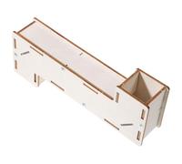 Toyvian 1 Set Periscope DIY Periscope Optical Periscope Kit for Children's Telescopes for Science Technology Periscope for Adults Wooden Beige