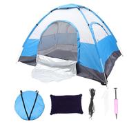 Toyvian 1 Set Professional Portable Sunshade Tent Person Beach Shelter with UV Protection Quick Open Design Durable Includes Ventilated Windows and Carry Bag for Camping Outdoor Use