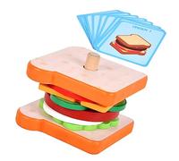 Toyvian 1 Set Sandwich for Fun Cognition Matching Game for Boys and Educational Parent Activity for Birthdays and Holidays Lightweight and Easy to Use