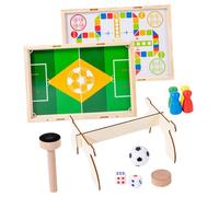 Toyvian 1 Set Table Football Game Flying Chess Interactive Desktop Sport for Family Fun Party Game Develops Concentration Fine Motor Skills for Ages
