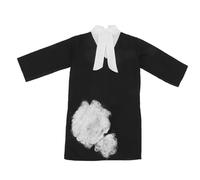Toyvian 1 set Toddler Lawyer Costume For Party - Judge Robe Wig - Courtroom Role Play Outfit - Long Sleeve Coat For Preschool Halloween Cosplay Holiday Performances