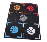 Toyvian 1 Sheet Basketball Training Mat Non Slip Spot Mat for Youth Adult Dribble Training Tool for Indoor Skills Improvement Compact Portable Exercise Equipment