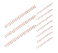 Toyvian 10 Pairs 5a Maple Wooden Drumsticks with Precise Balance and Versatile Use, Sturdy Wood Material for Pros and Solo Performers, for Drum Practice and Percussion Sessions