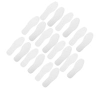 Toyvian 10 Pairs Thick Wool Felt Shoe Insoles Cut to Size 6mm Padded Winter Shoe Inserts White Unisex Men
