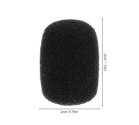 Toyvian 10 Pcs Foam Microphone Covers Lightweight Windshield Pop Filter for Lavalier and Lapel Mics Compatible with Vs Vs Helmet Headsets Easy to Install and Maintain