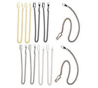 Toyvian 10 Pcs Watch Decor Chain Pocket Watch Alloy Chains Antique Design Classic Retro Multi-purpose Suitable for Present for Your Friends Who Have A Beautiful 37.5cm