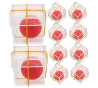 Toyvian 10-Piece Trick Ball Props Set for Stage Performance Gimmick Toy for Party Entertainment and Close-Up Comedy