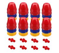 Toyvian 10 Sets and Knitted Balls Kit Portable Magician Props for Teens Beginners for Parties Stage Performances Family Gatherings