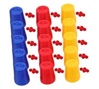 Toyvian 10 Sets Cups and Balls Trick Props Performance Kit for Teens for Stage Shows and Parties Timeless Magician Accessories for Creative Tricks
