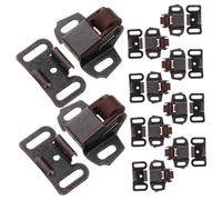 Toyvian 10 Sets Heavy Duty Adjustable Roller Catch Mailbox Latch Replacement with Screws Metal Door Lock for Outdoor Post Box Repair Hardware Compact Space-saving Design for Secure Mailbox