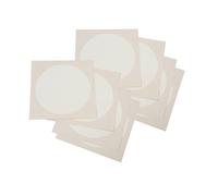 Toyvian 10 Sheets Chinese Painting Fan-Shaped Paper White Handmade Paper with Water Absorption for Drawing and Brushwork Beginner Practice Supplies
