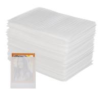 Toyvian 100 Pcs Foam Pouches 15 x 20 cm: EPE Cushion Sheets Bags for Moving, Packing Pouches for Protecting Dishes, Glassware & Picture Frames, Shockproof & Waterproof Shipping Supplies, White