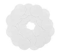 Toyvian 100 Sheets DIY Round Badge Making Papers Blank Craft Graffiti Marker Papers for Sports Teams Clubs School Charities Creative Projects