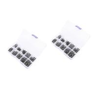 Toyvian 1000pcs Ocean Fishing Tackle Wide Belly Crank Hooks Texas Rig Worm Bait Hooks