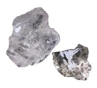 Toyvian 100g Natural Rough Ore Teaching Samples Quartz Stone Specimen White Quartz Crystals Geology Specimens Mineral Specimens for Rock Collection and School Science