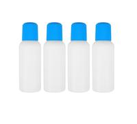 Toyvian 100ml Sponge Head Cosmetic Bottle 4 Pack Plastic Dauber Applicator Bottles Easy and Even Application for Medication and Cleaning
