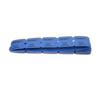 Toyvian 100pcs Blue Raffle Tickets for Weddings Party Carnival Events Easy Tear Labels for Bingo Drawings School Church Use