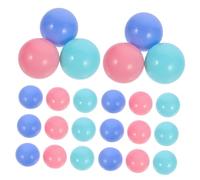 Toyvian 100pcs Colorful Ocean Balls for Non Toxic Crush Play Balls for Pits Tents Pools Bathtubs Safe for Learn Colors and Counting