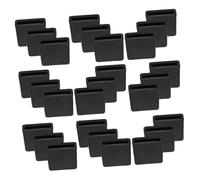 Toyvian 100pcs Drip Tape End Plugs Folding Irrigation Closure Accessories for Tubing Secure Water Flow Control Leak Prevention for Garden Lawn and Orchard