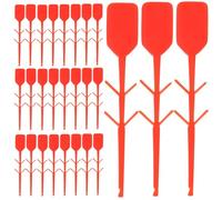 Toyvian 100pcs Fire Extinguisher Tamper Proof Safety Seal with Pvc Material and Red Colour for Better Management in Retail and Commercial Use Self-locking Security Tag