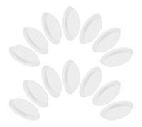 Toyvian 100pcs Flower-shaped False Eyelash Glue Palette Lightweight Pvc Lash Adhesive Holder with Precise Eyelash Grafting Design for Mobile Lash Artists and Salon Use