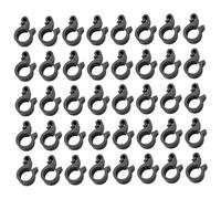 Toyvian 100pcs Garden Irrigation Clips Sturdy Hose Clamps for Drip Irrigation Easy Install for Greenhouse and Garden Use Secure Fixing for Tubing and Hose
