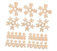 Toyvian 100PCS Girl Cutouts for DIY Crafts Art Projects Family Friendly Blank People Shapes for Painting Staining Party Decorations and Home Creative Tags