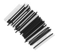 Toyvian 100pcs Guitar Fretboard Side Marker Stickers 2mm Plastic Replacement Dot Position Markers for Guitar and Bass, Sturdy Fingerboard Inlay for Accurate Position Marking