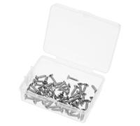 Toyvian 100pcs Guitar Parts Pickguard Screws for Electric Guitar Bass Screws for Pickguard Mounting