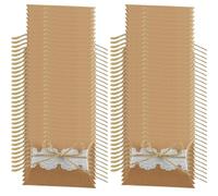 Toyvian 100pcs Kraft Paper Party Candy Boxes with Rope Handle, Wedding Favor Treat Boxes for Holding Small Presents and Chocolate, for Home and Birthday Celebrations