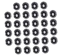 Toyvian 100pcs Microphone Cover Supple Non-woven Microphone Covers for Ktv Speaker Handheld