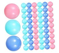 Toyvian 100Pcs Ocean Balls for Ball Pits Safe Pe Material Play Gym for Indoor Outdoor Playhouses and Swimming Pools for Hand Eye Coordination and Fun Activities