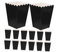Toyvian 100pcs Paper Popcorn Containers Popcorn Favor Boxes 5.5 X 3.5 X 3.5 Inch White Cardboard Safe Reliable Lightweight Party Snack Container for Wedding Receptions and Anniversaries