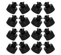 Toyvian 100pcs Plastic Cosmetic Packaging Caps Replacement Bottle Lids for Condiment Water Bottles for Travel Home Use