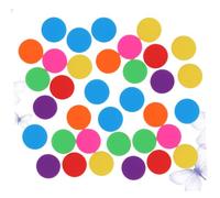 Toyvian 100pcs Plastic Counting Chips Colorful Bingo Counters for Math Learning and Sorting Educational Games for Students Kindergarten Classroom
