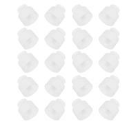 Toyvian 100pcs Plastic Pull Top Bottle Caps for Cosmetics Packaging Sealed Replacement Lids with Easy Hand Pull Design Lightweight Plastic for Travel Outdoor Liquid Storage and Craft