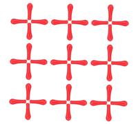 Toyvian 100pcs Red Pipette Bulb Caps for Laboratory Use Precise Latex Dropper Bulb for Science Teaching Compatible with Standard Pipettes for Research School and Home Experiments